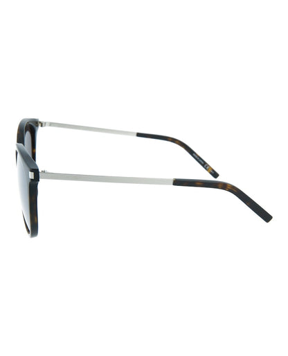 Saint Laurent Saint Laurent Round-Frame Sunglasses Silver/Silver (SL130-30001086-003)