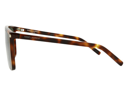 Saint Laurent Shield-Frame Acetate Sunglasses Havana/Green (SL364MASKA-30008960-002-20357)