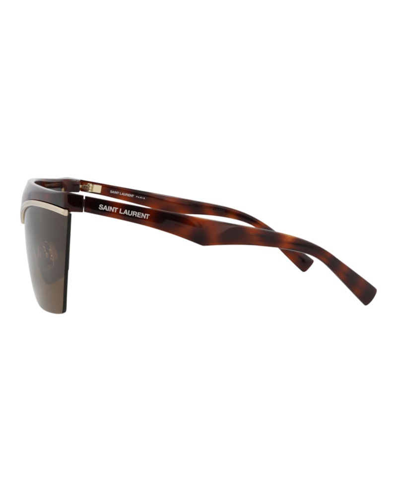 Saint Laurent Shield-Frame Injection Sunglasses Havana Havana Brown (SL614MASK-30014960-002)