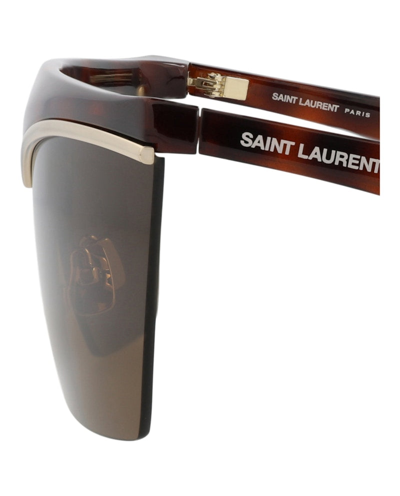 Saint Laurent Shield-Frame Injection Sunglasses Havana Havana Brown (SL614MASK-30014960-002)
