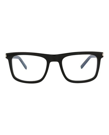 Saint Laurent Square Eyeglasses Black/Black/Transparent (SL547SLIMO-30013701-001)