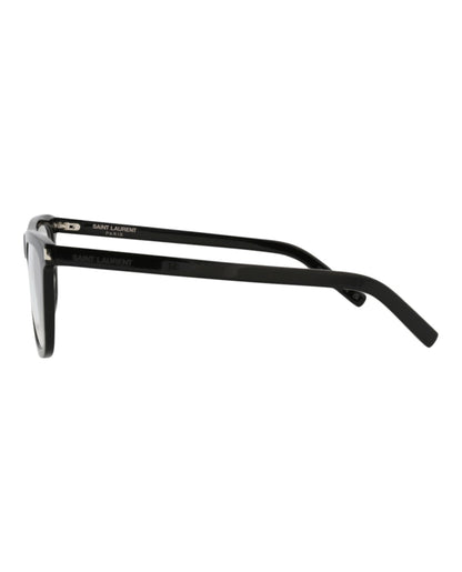 Saint Laurent Square Eyeglasses Black/Black/Transparent (SL547SLIMO-30013701-001)
