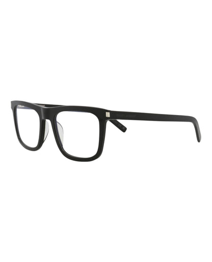 Saint Laurent Square Eyeglasses Black/Black/Transparent (SL547SLIMO-30013701-001)