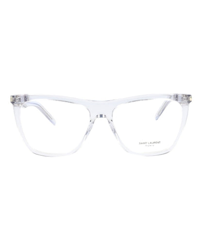 Saint Laurent Square Eyeglasses Grey/Grey/Transparent (SL518-30013050-003)