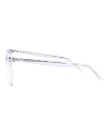 Saint Laurent Square Eyeglasses Grey/Grey/Transparent (SL518-30013050-003)