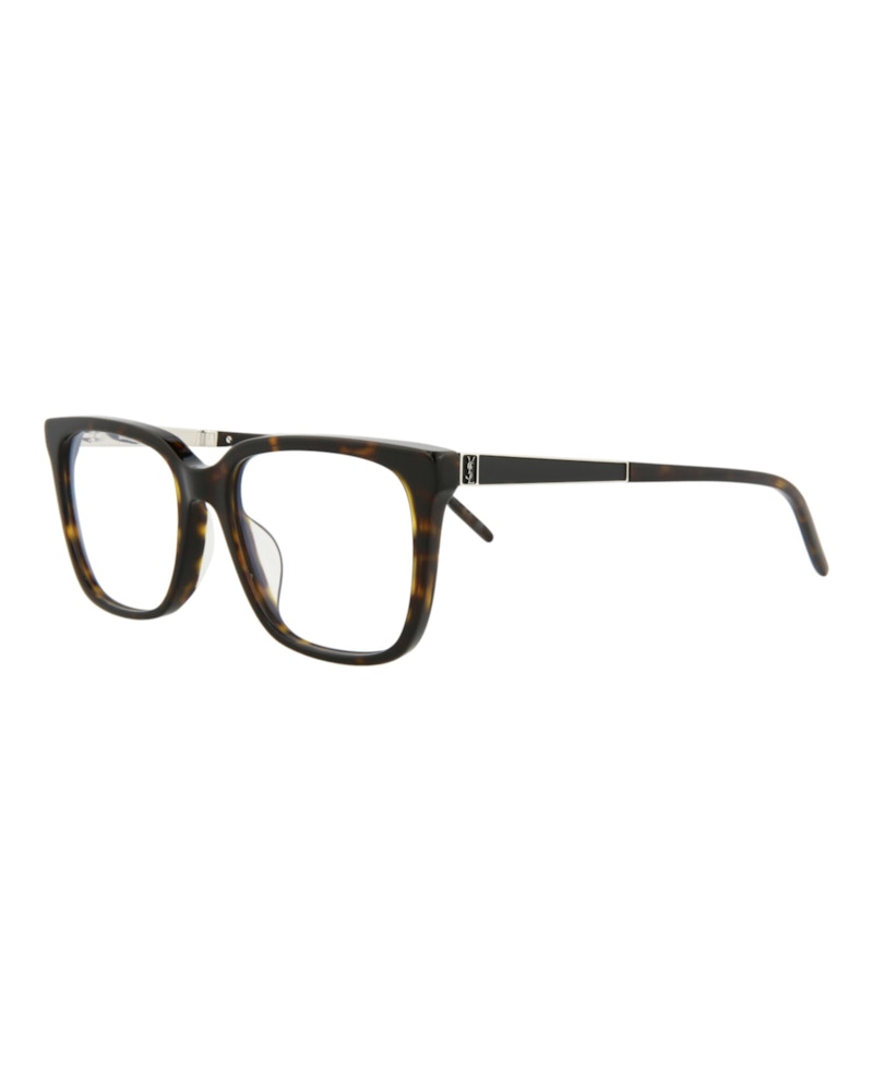 Saint Laurent Square Eyeglasses Havana/Havana/Transparent (SLM102-30013249-004)