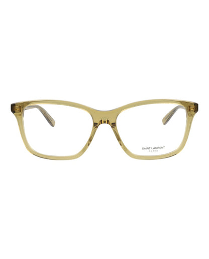 Saint Laurent Square Eyeglasses Yellow/Yellow/Transparent (SL482-30011684-005)