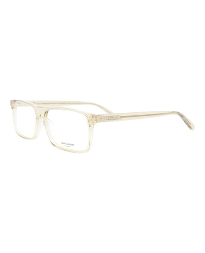 Saint Laurent Square Eyeglasses Yellow/Yellow/Transparent (SL483-30011681-006)