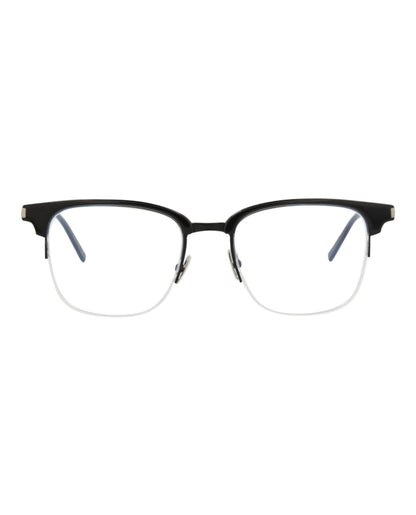 Saint Laurent Square-Frame Acetate Optical Frames Black Black Transparent (SL189SLIM-30001923-001)