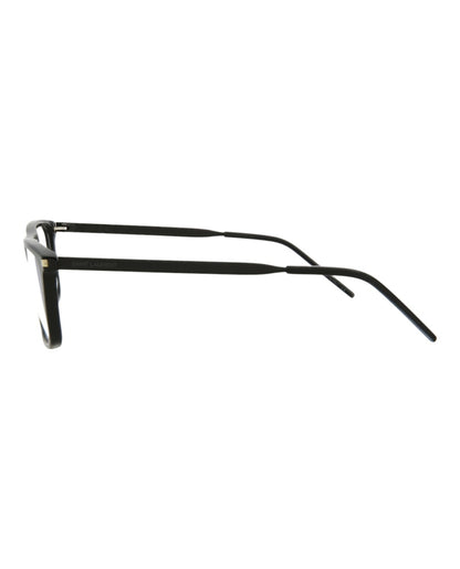 Saint Laurent Square-Frame Acetate Optical Frames Black Black Transparent (SL344-30008544-002)
