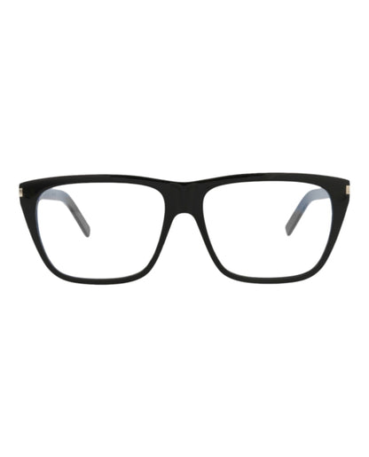 Saint Laurent Square-Frame Acetate Optical Frames Black Black Transparent (SL434SLIM-30010714-001)