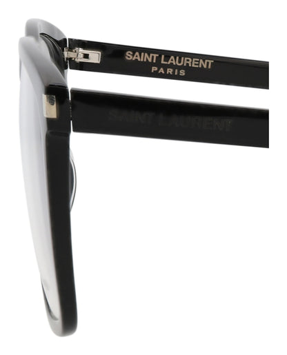 Saint Laurent Square-Frame Acetate Optical Frames Black Black Transparent (SL435SLIM-30010721-001)