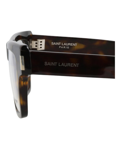 Saint Laurent Square-Frame Acetate Optical Frames Havana Havana Transparent (SL469OPT-30011675-002)
