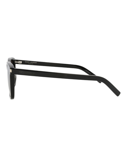 Saint Laurent Square-Frame Acetate Sunglasses Black Black Black (SL339-30008541-001)