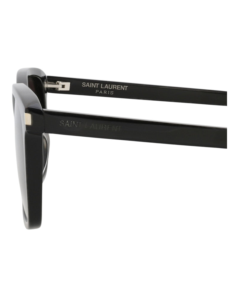 Saint Laurent Square-Frame Acetate Sunglasses Black Black Black (SL339-30008541-001)