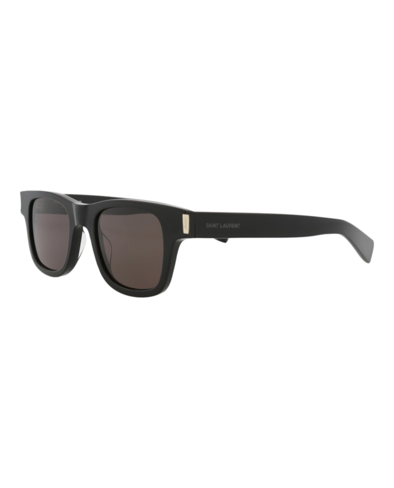 Saint Laurent Square-Frame Acetate Sunglasses Black/Black/Black (SL564-30013785-001)