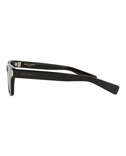 Saint Laurent Square-Frame Acetate Sunglasses Black/Black/Black (SL564-30013785-001)
