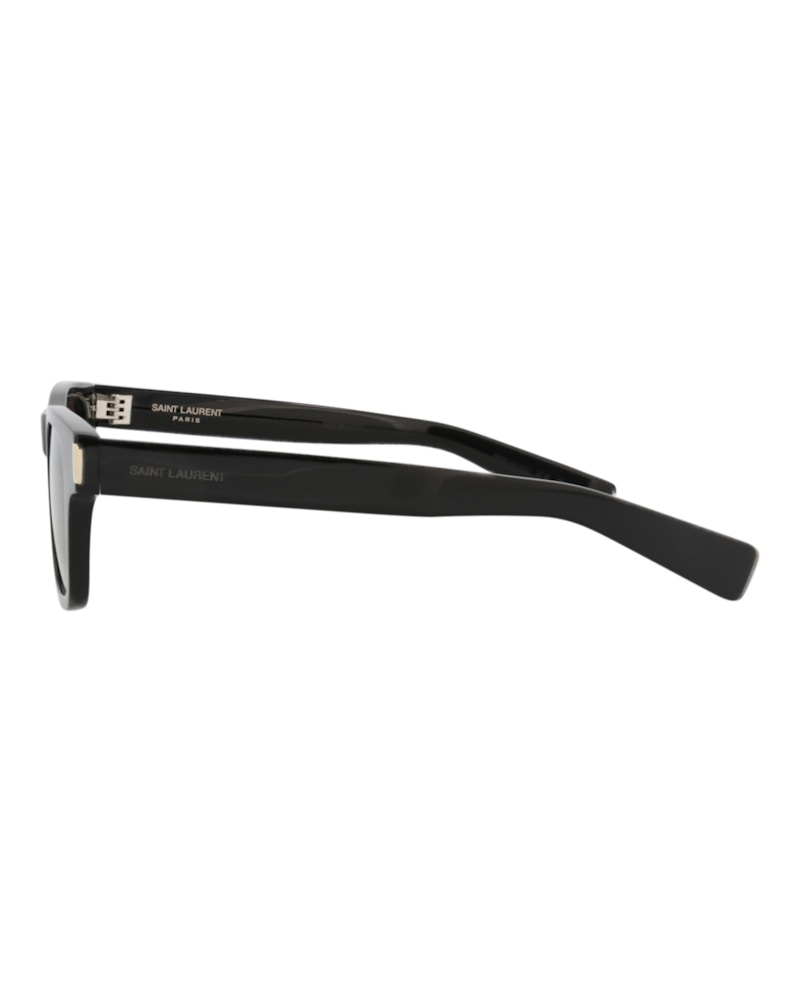 Saint Laurent Square-Frame Acetate Sunglasses Black/Black/Black (SL564-30013785-001)