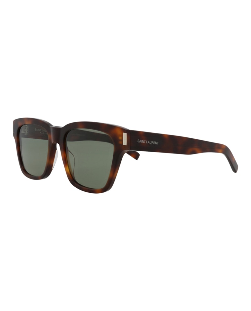 Saint Laurent Square-Frame Acetate Sunglasses Havana Havana Green (SL560-30013784-002)