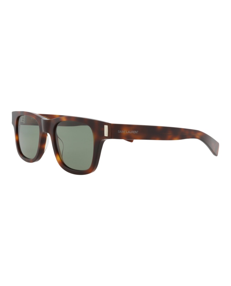 Saint Laurent Square-Frame Acetate Sunglasses Havana/Havana/Green (SL564-30013785-007)