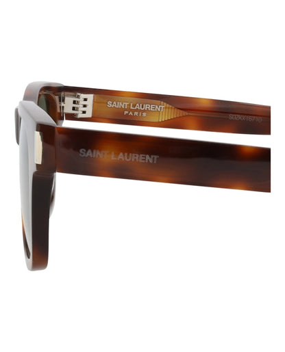 Saint Laurent Square-Frame Acetate Sunglasses Havana/Havana/Green (SL564-30013785-007)
