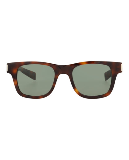 Saint Laurent Square-Frame Acetate Sunglasses Havana/Havana/Green (SL564-30013785-007)
