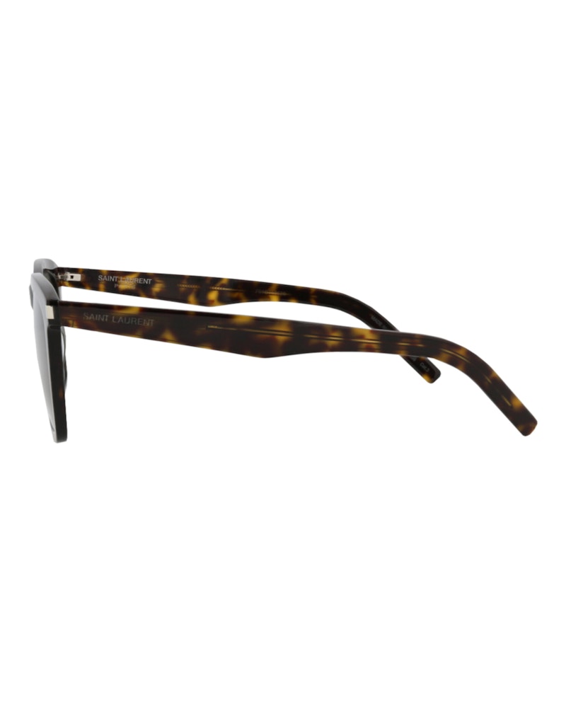 Saint Laurent Square-Frame Acetate Sunglasses Havana Havana Grey (SL281SLIM-30007110-002)