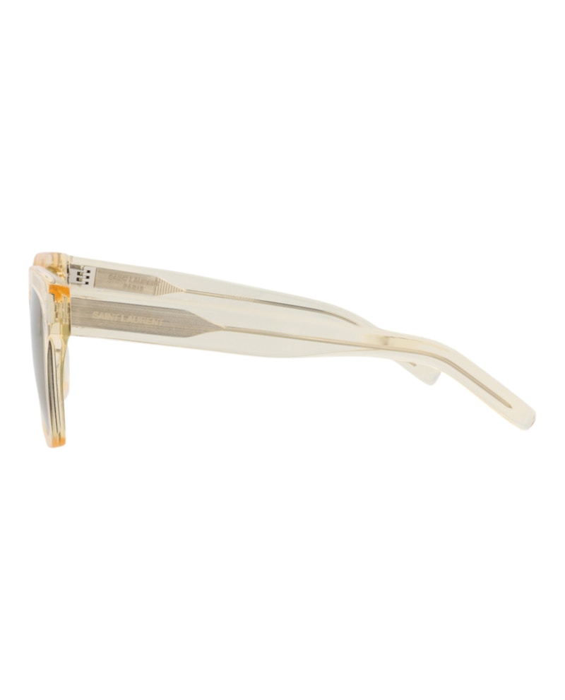 Saint Laurent Square-Frame Acetate Sunglasses Yellow/Yellow/Green (SL507-30013052-005)