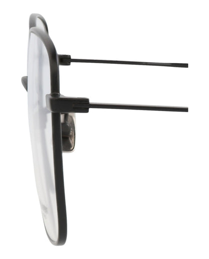 Saint Laurent Square-Frame Metal Optical Frames Black Black Transparent (SL314-30008029-005)