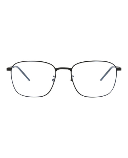 Saint Laurent Square-Frame Metal Optical Frames Black Black Transparent (SL352SLIM-30008526-005)