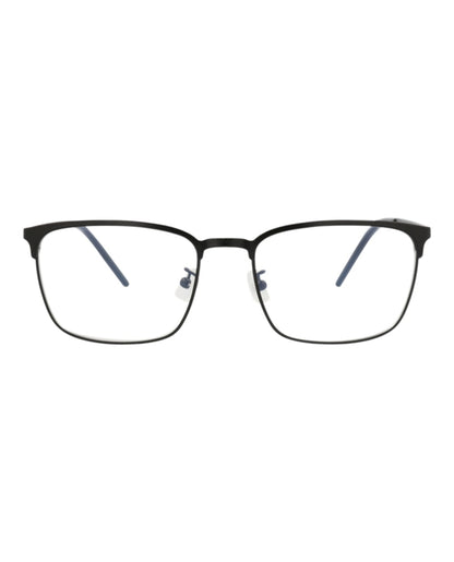 Saint Laurent Square-Frame Metal Optical Frames Black Black Transparent (SL378FSLIM-30009425-002)