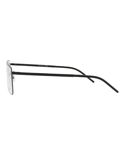 Saint Laurent Square-Frame Metal Optical Frames Black Black Transparent (SL379FSLIM-30009441-002)