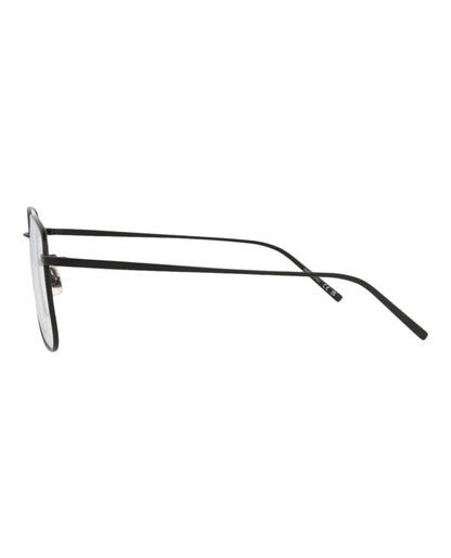 Saint Laurent Square-Frame Metal Optical Frames Black Black Transparent (SL491-30011857-001)