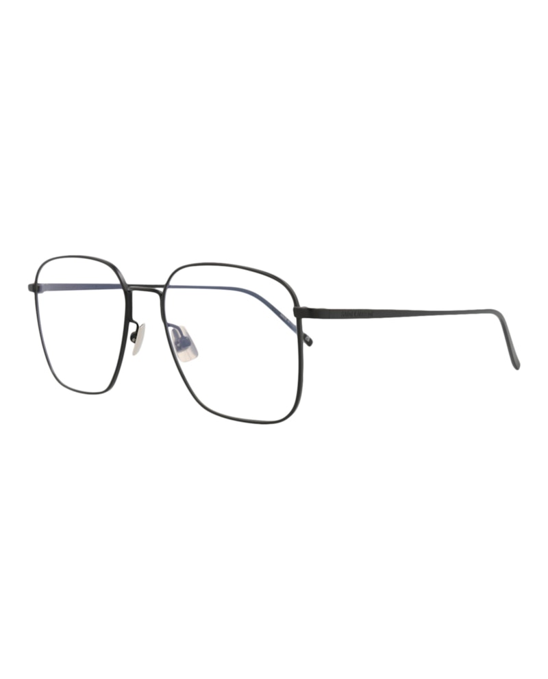 Saint Laurent Square-Frame Metal Optical Frames Black Black Transparent (SL491-30011857-001)