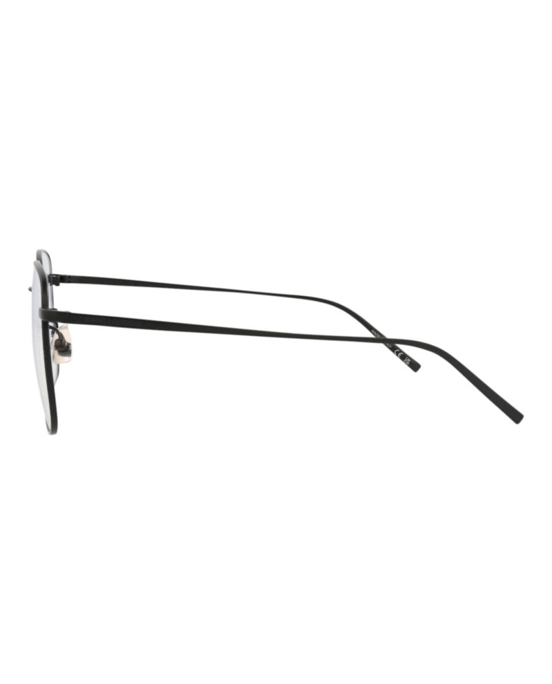 Saint Laurent Square-Frame Metal Optical Frames Black Black Transparent (SL491-30011857-004)