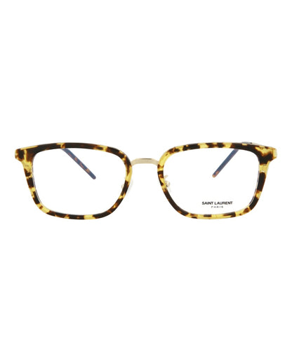 Saint Laurent Square-Frame Metal Optical Frames Gold Gold Transparent (SL452FSLIM-30011111-004)