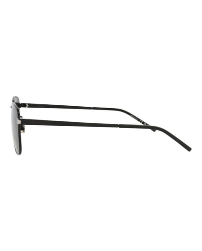 Saint Laurent Square-Frame Metal Sunglasses Black Black Black (SL529-30013359-001)