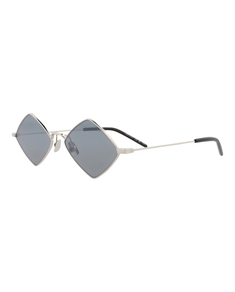 Saint Laurent Square-Frame Metal Sunglasses Silver Silver Silver (SL302LISA-30007821-010)