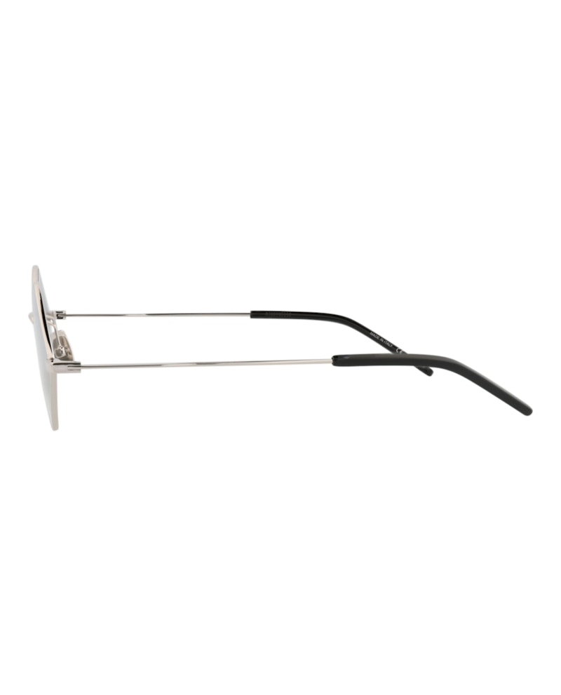 Saint Laurent Square-Frame Metal Sunglasses Silver Silver Silver (SL302LISA-30007821-010)