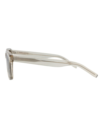 Saint Laurent Square-Frame Recycled Acetate Sunglasses Beige Beige Brown (SL51-30000167-080)