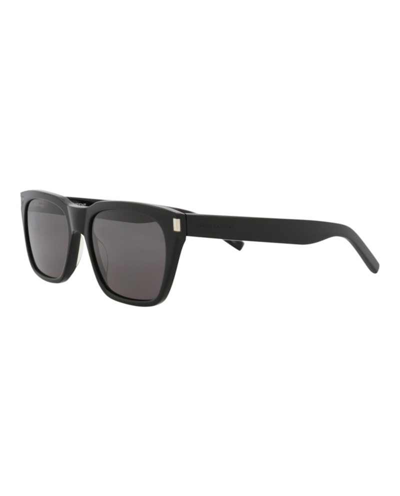 Saint Laurent Square-Frame Recycled Acetate Sunglasses Black/Black/Black (SL598-30014320-001)