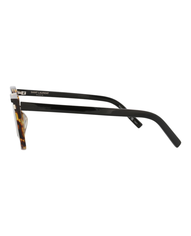 Saint Laurent Square-Frame Recycled Acetate Sunglasses Black Black Brown (SL599-30014319-004)