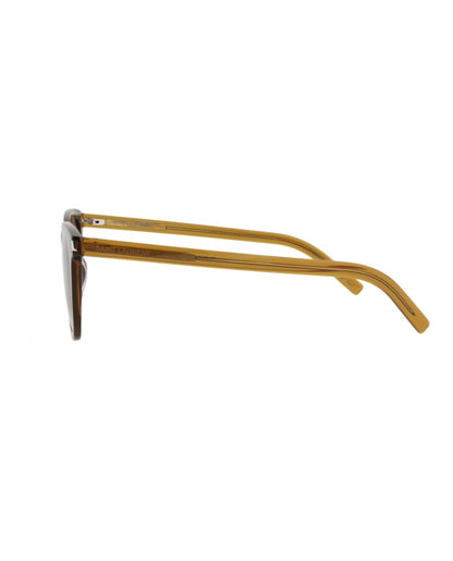 Saint Laurent Square-Frame Recycled Acetate Sunglasses Brown Brown Brown (SL716SLIM-30015807-005)