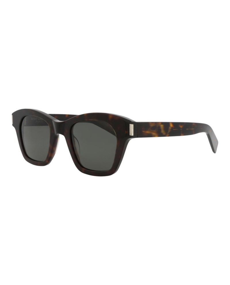 Saint Laurent Square-Frame Recycled Acetate Sunglasses Havana Havana Grey (SL592-30014072-002)