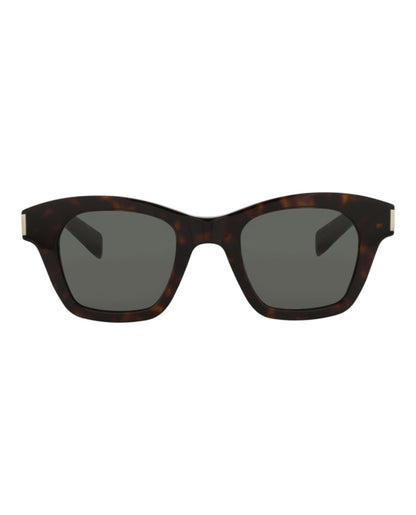 Saint Laurent Square-Frame Recycled Acetate Sunglasses Havana Havana Grey (SL592-30014072-002)