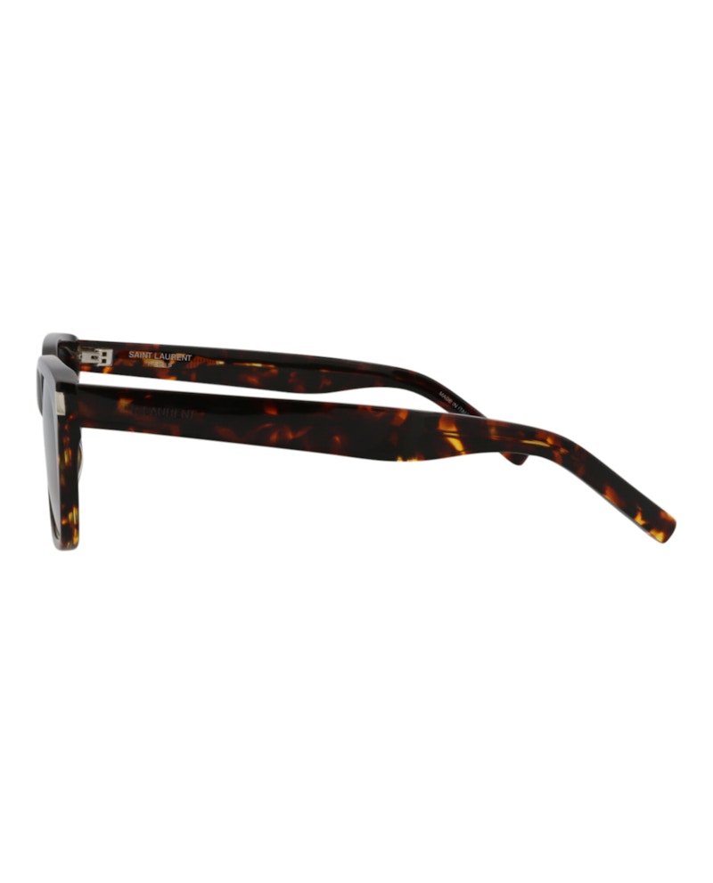 Saint Laurent Square-Frame Recycled Acetate Sunglasses Havana/Havana/Grey (SL598-30014320-004)