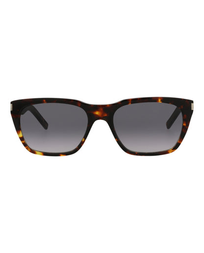 Saint Laurent Square-Frame Recycled Acetate Sunglasses Havana/Havana/Grey (SL598-30014320-004)