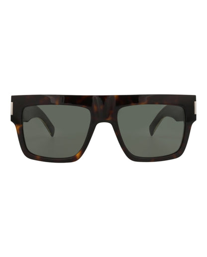 Saint Laurent Square-Frame Recycled Acetate Sunglasses Havana Havana Grey (SL628-30014611-003)