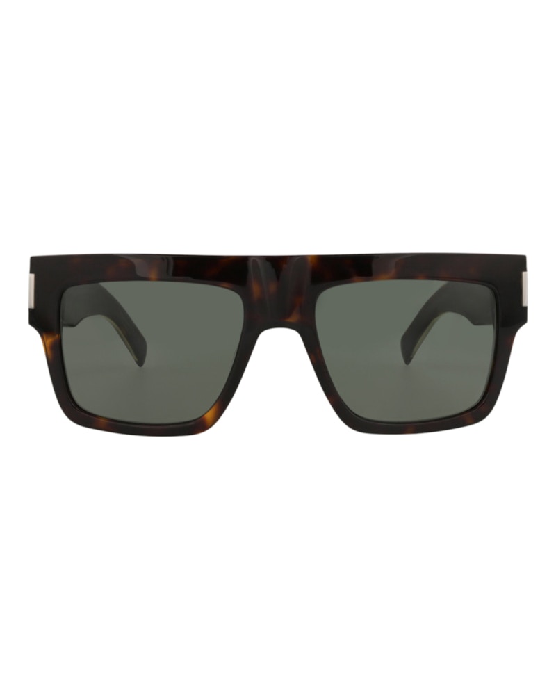 Saint Laurent Square-Frame Recycled Acetate Sunglasses Havana Havana Grey (SL628-30014611-003)