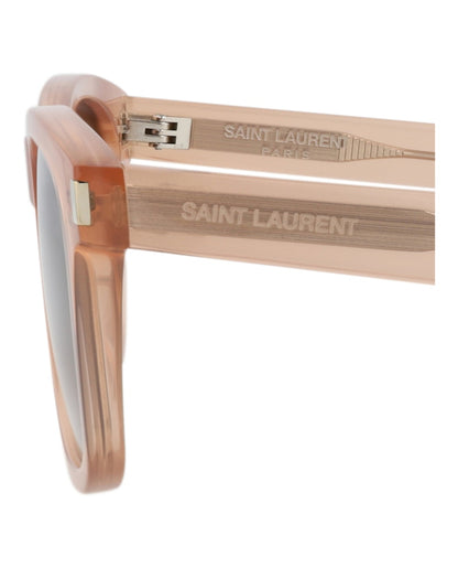 Saint Laurent Square-Frame Recycled Acetate Sunglasses Orange Orange Brown (SL51-30000167-082)